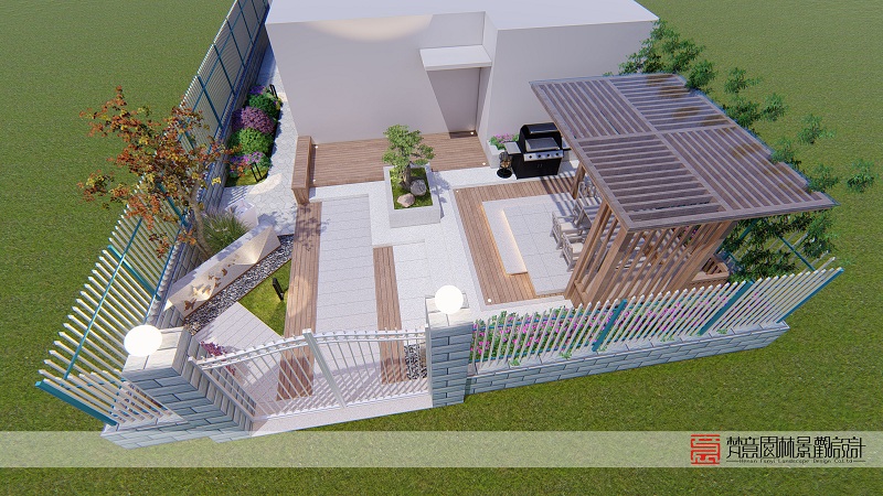 庭院景觀設(shè)計效果圖 庭院景觀設(shè)計效果圖